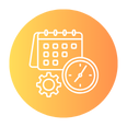 Flexible work icon Flexible work icon