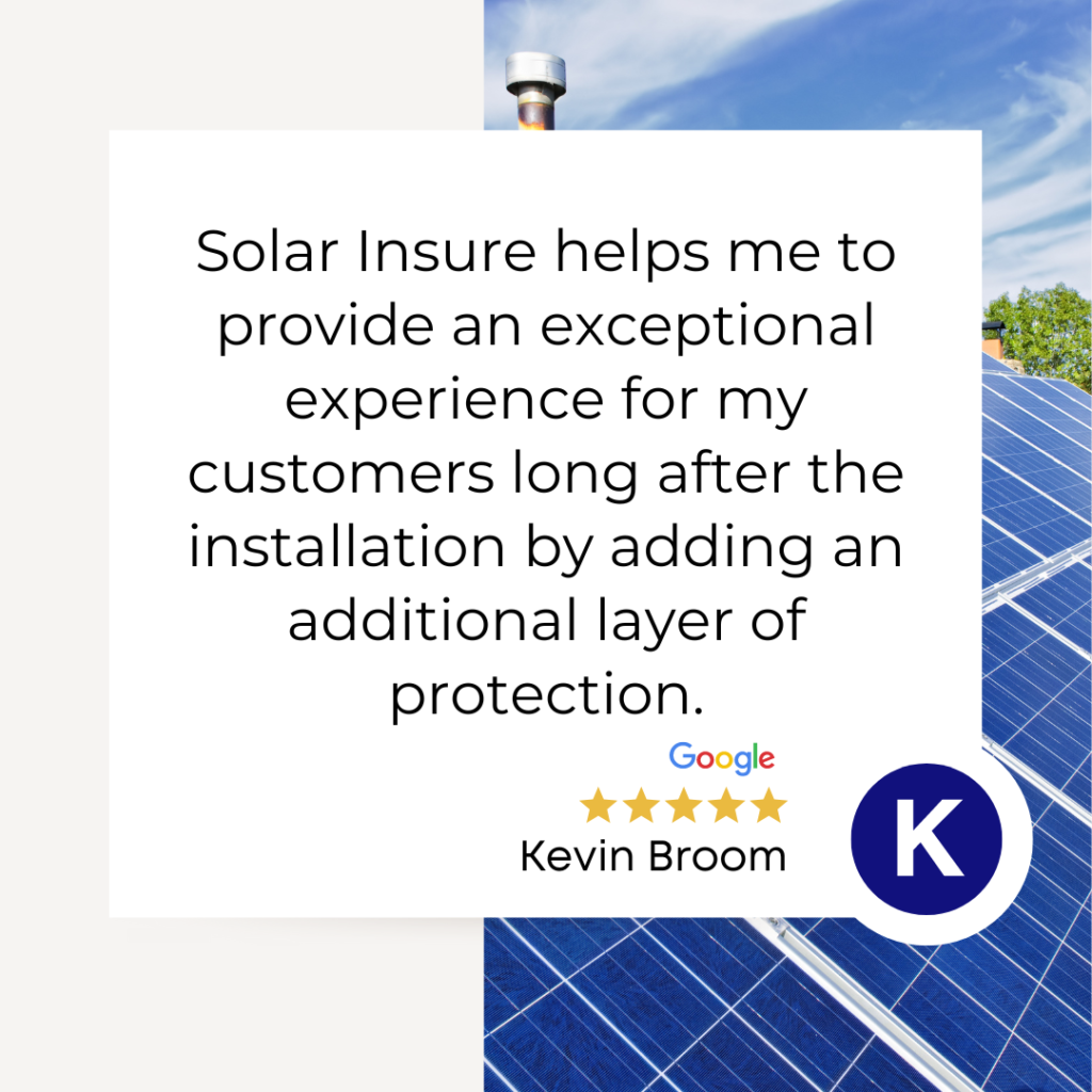 Installation costs are an investment warranties protect your investment Solar Insure