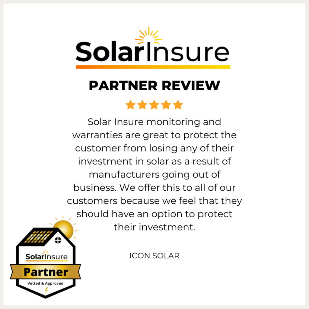 Solar Insure Partner review Icon Solar