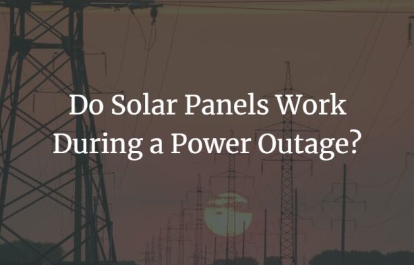 Do solar panels work during a power outage?